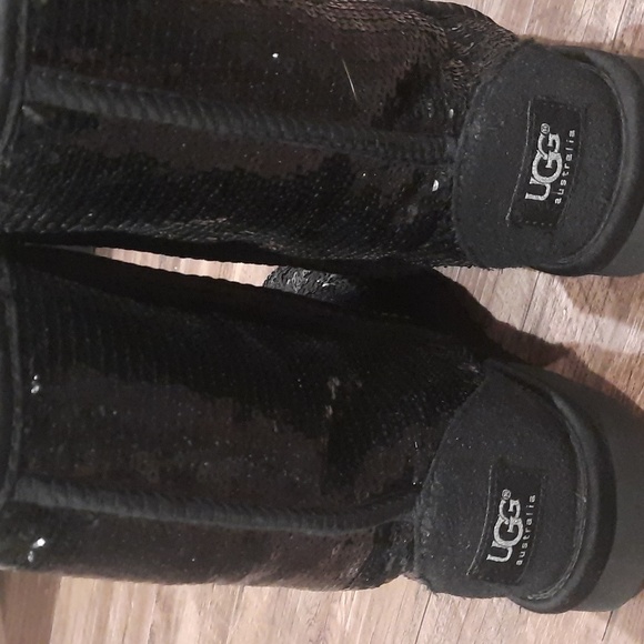 Ugg sequin boots black - Picture 3 of 3